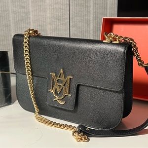 Alexander McQueen Insignia Black Satchel Bag